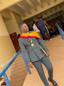 Seidu at his recent graduation from the University of Cape Coast.